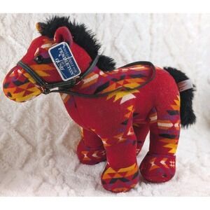Pendleton Gund Franklin Horse Stuffed Animal Plush Red